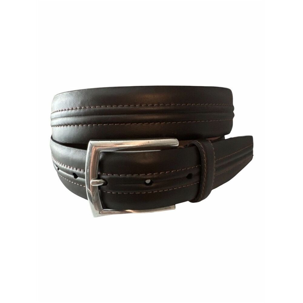 Brighton Men's VENETO Italian Calfskin Leather Brown Belt Size 34 M11328